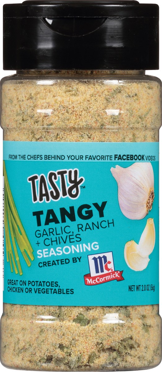 slide 7 of 8, McCormick Tasty Tangy Garlic, Ranch & Chives Seasoning, 2 oz