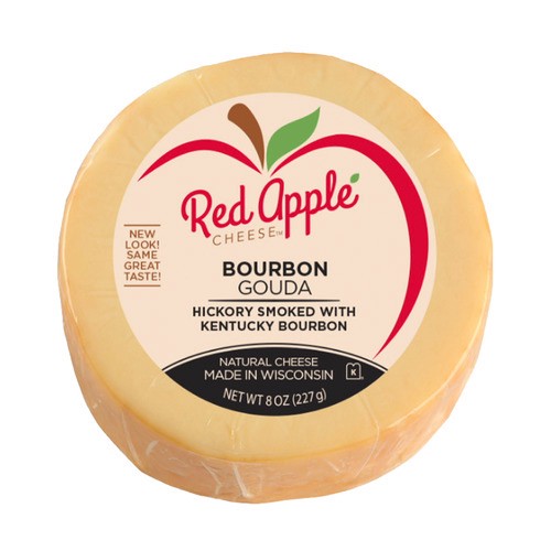 slide 1 of 1, Red Apple Cheese™ hickory smoked bourbon gouda, 8 oz