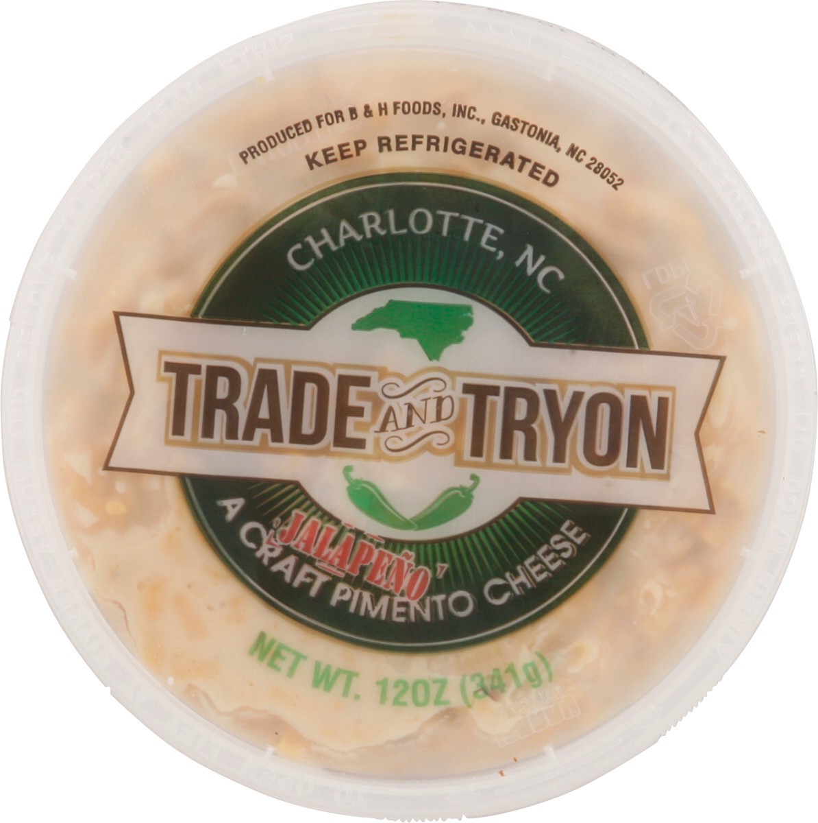slide 5 of 9, Trade And Tryon Pimento Jalapeno - 12 oz, 12 oz