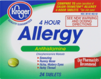 slide 1 of 1, Kroger 4 Hour Allergy Tabs, 24 ct