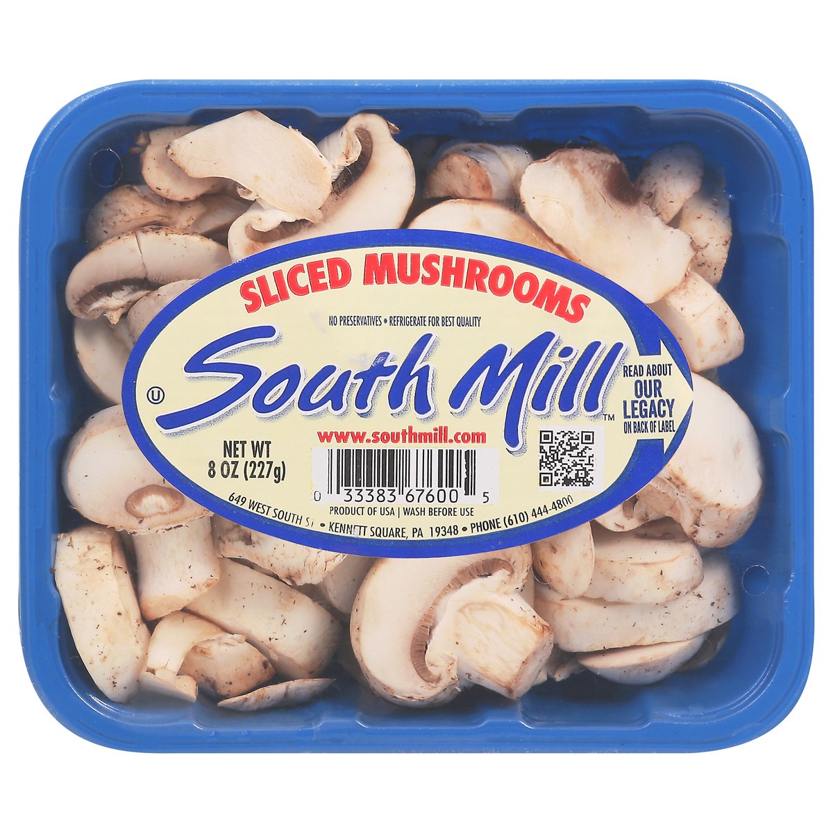 slide 1 of 4, South Mill Sliced Mushrooms 8 oz, 8 oz