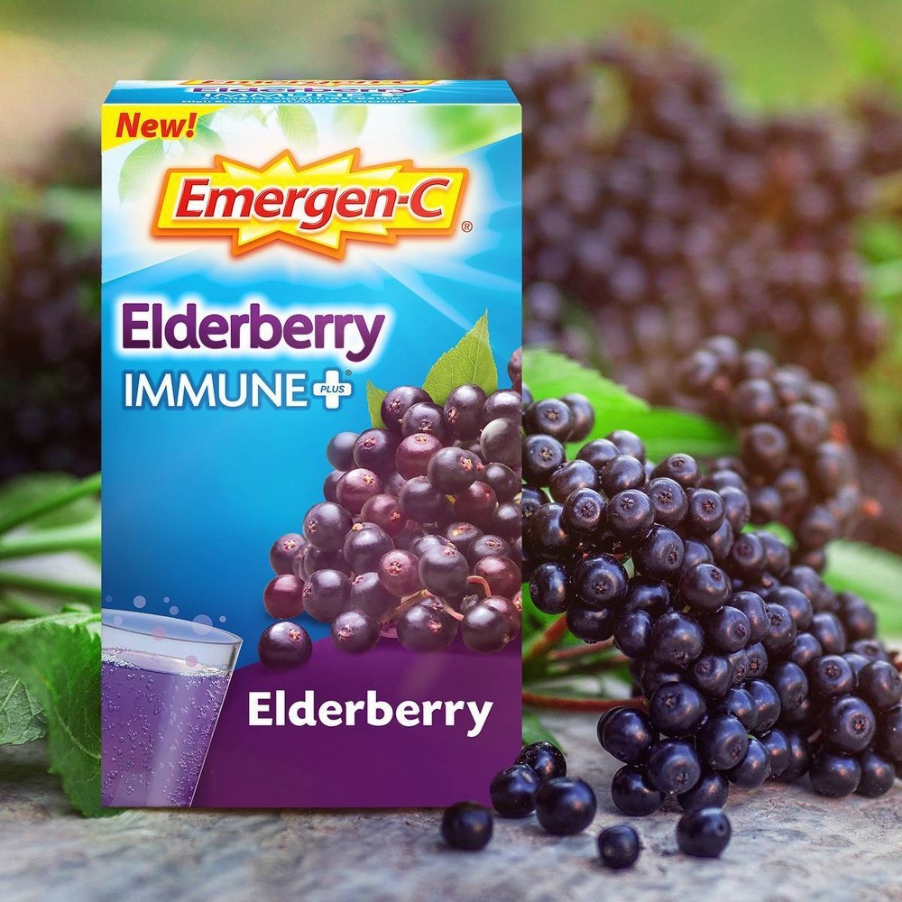 EmergenC Elderberry Immune Vitamin C Dietary Supplement 50 Mg Shipt