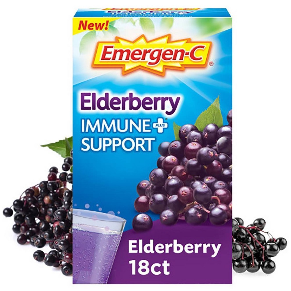 EmergenC Elderberry Immune Vitamin C Dietary Supplement 50 Mg Shipt