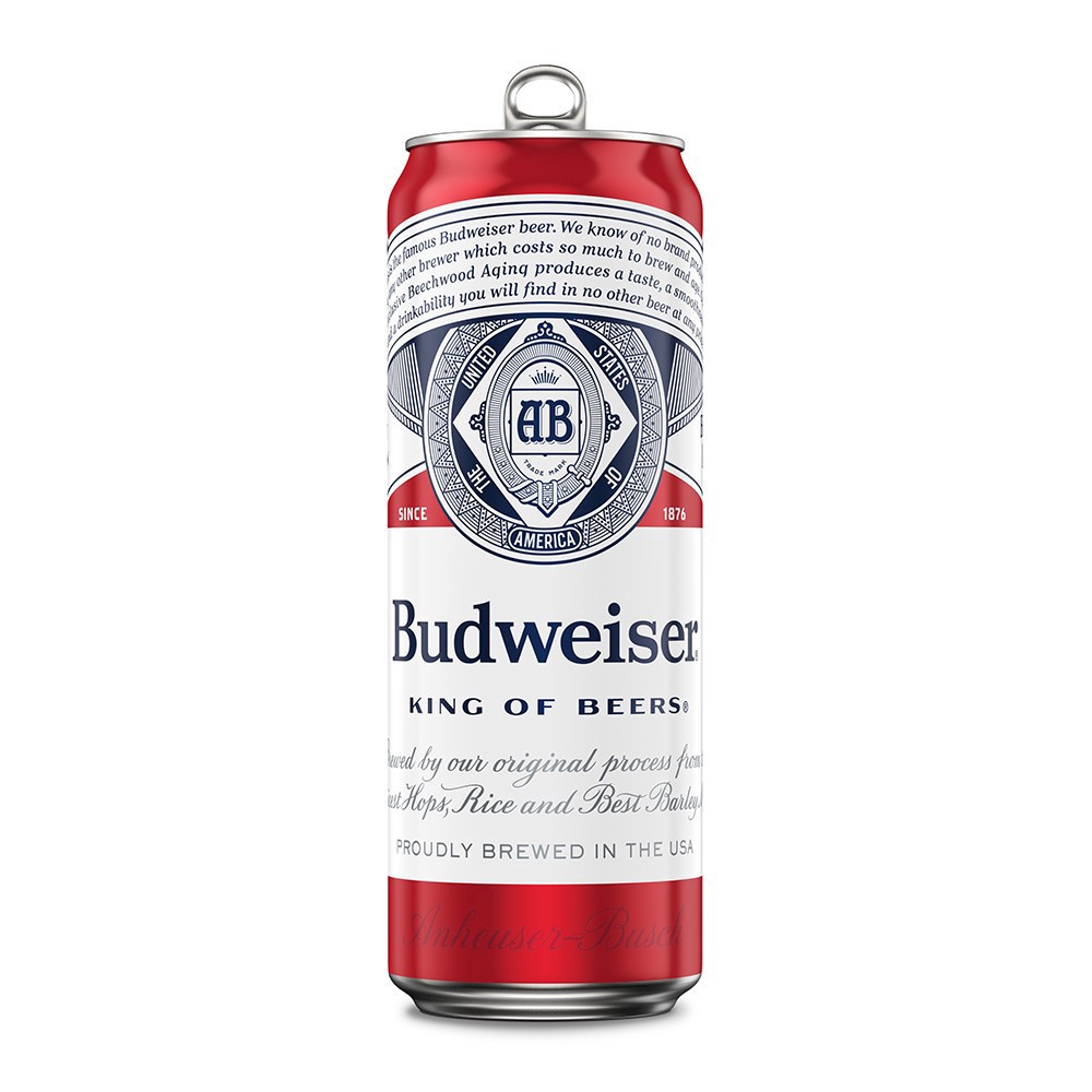 slide 1 of 1, Budweiser Beer Can, 1 ct