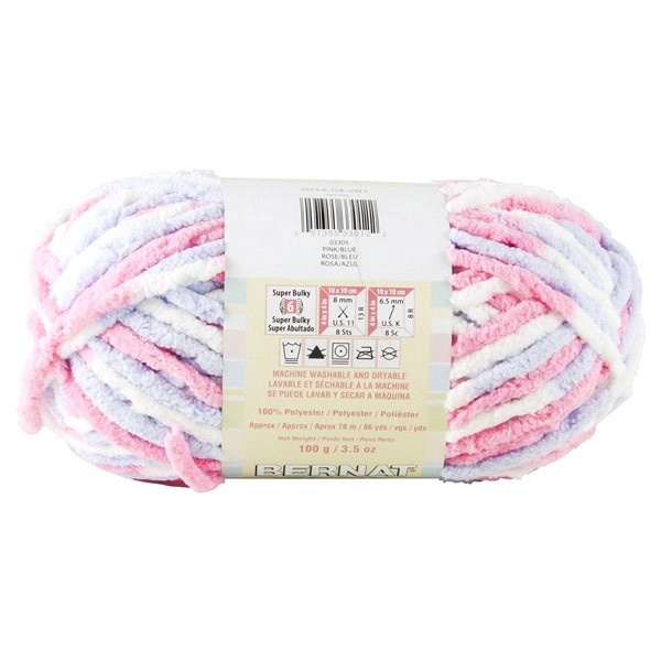 slide 5 of 13, Bernat Baby Blanket Ombre Yarn, Pink/Blue, 1 ct