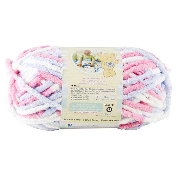 slide 2 of 13, Bernat Baby Blanket Ombre Yarn, Pink/Blue, 1 ct