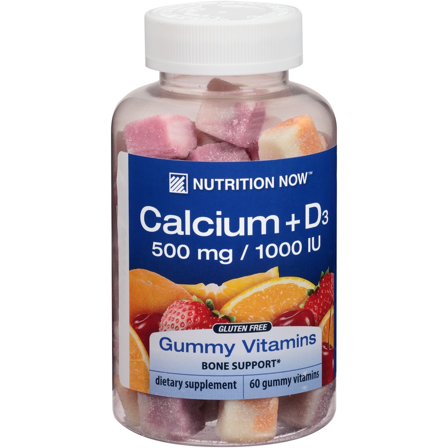 slide 2 of 6, Nutrition Now Calcium + D3 Gummy Vitamins, 60 ct