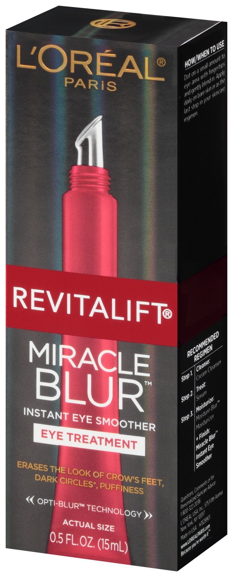 slide 5 of 8, Revitalift Miracle Blur Instant Eye Smoother, 5 fl oz