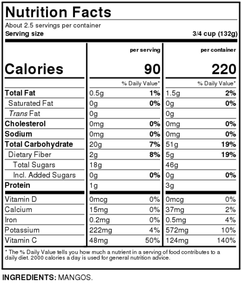 slide 4 of 9, Food Club Mango Chunks Frozen, 12 oz