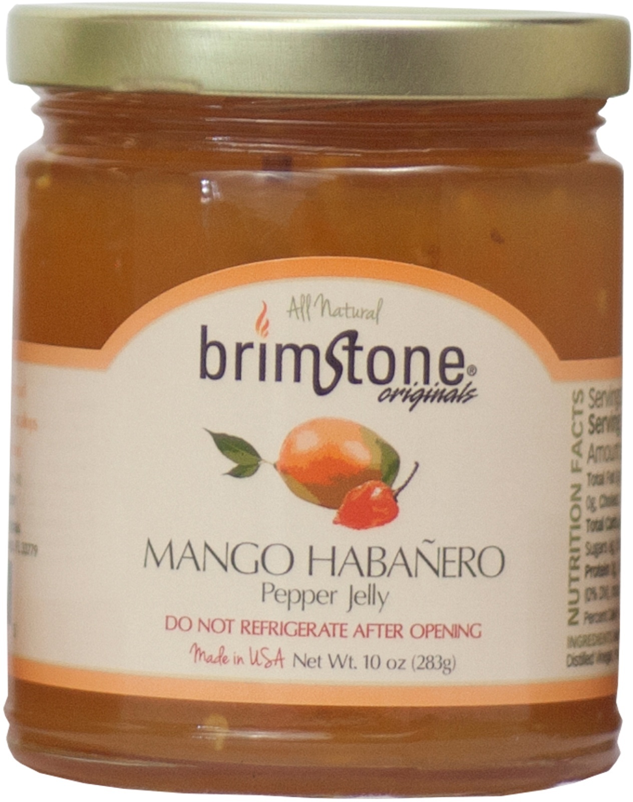 slide 1 of 1, Brimstone Originals Mango Habanero Pepper Jelly, 11.5 oz