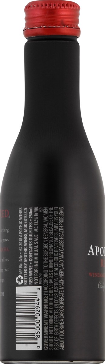 slide 3 of 8, Apothic Red 250 ml, 250 ml