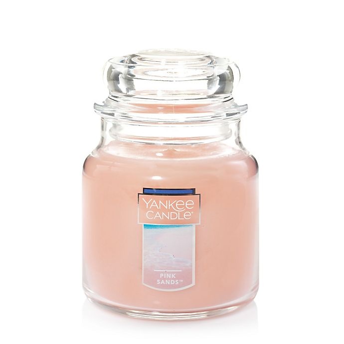 slide 1 of 2, Yankee Candle Housewarmer Pink Sands Medium Classic Jar Candle, 1 ct