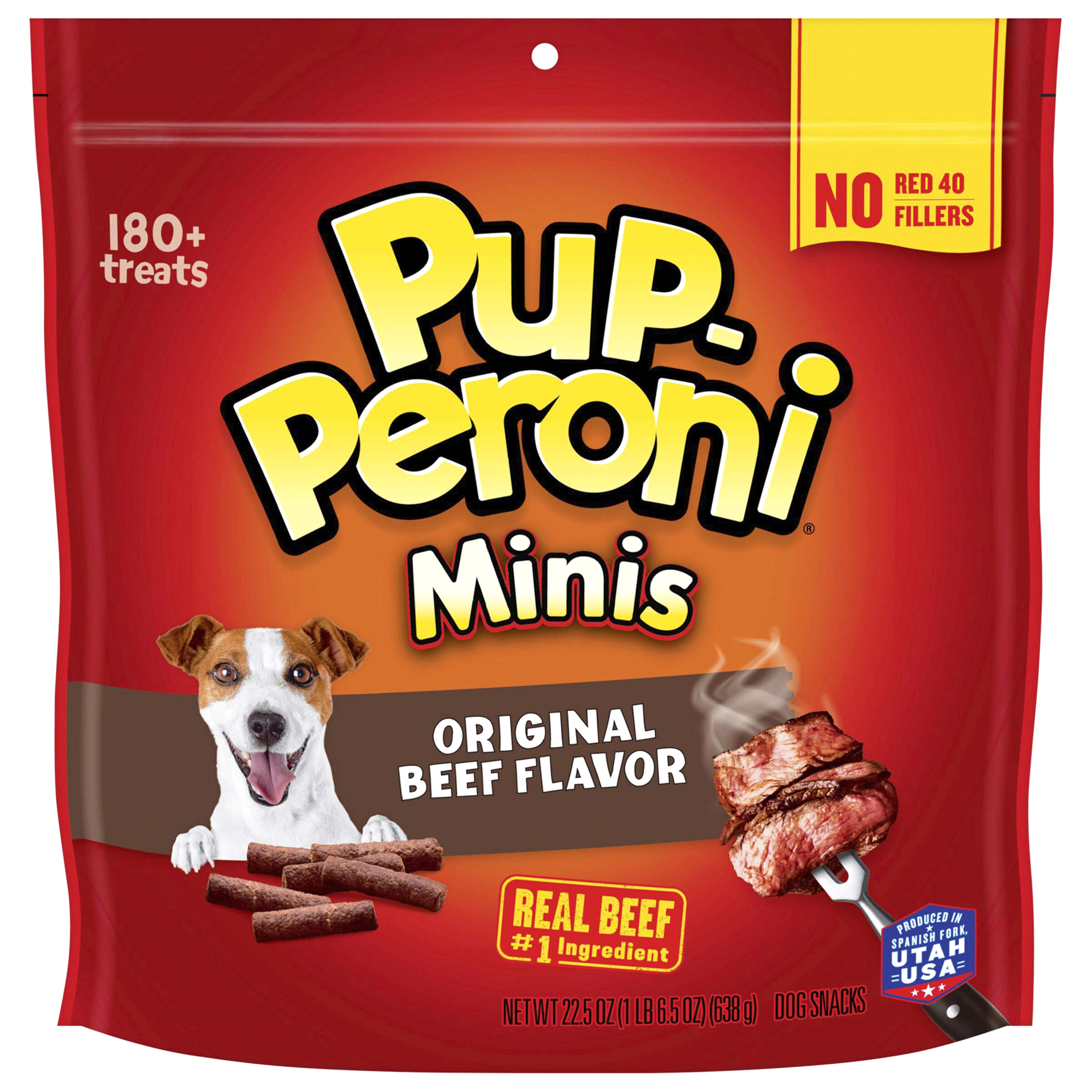 slide 11 of 13, Pup-Peroni Minis Original Beef Recipe Dog Treats, 22.5 Oz. Bag, 22.5 oz