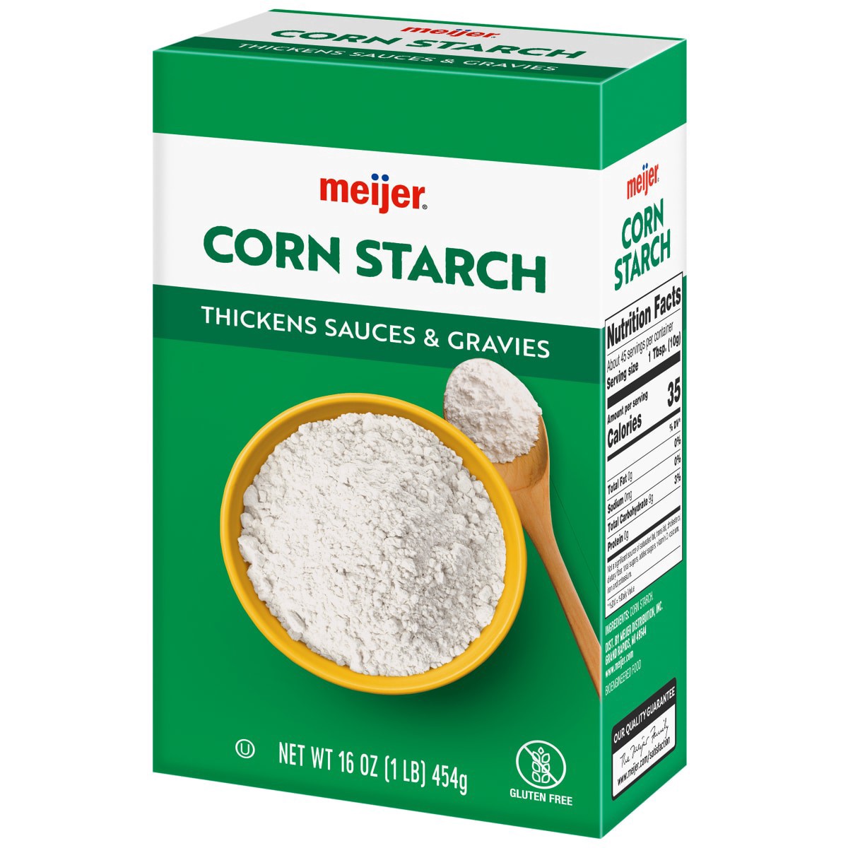 slide 9 of 29, Meijer Pure Corn Starch, 16 oz
