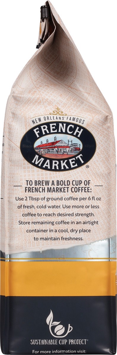 slide 5 of 12, French Market Coffee Breakfast Blend Ground Coffee - 12 oz, 12 oz