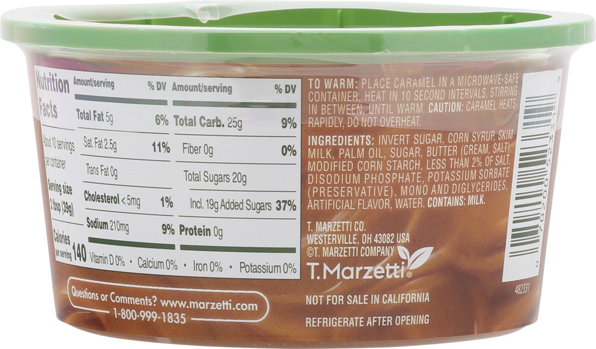slide 13 of 14, Marzetti Salted Caramel Dip 13.5 oz. Tub, 13.5 oz