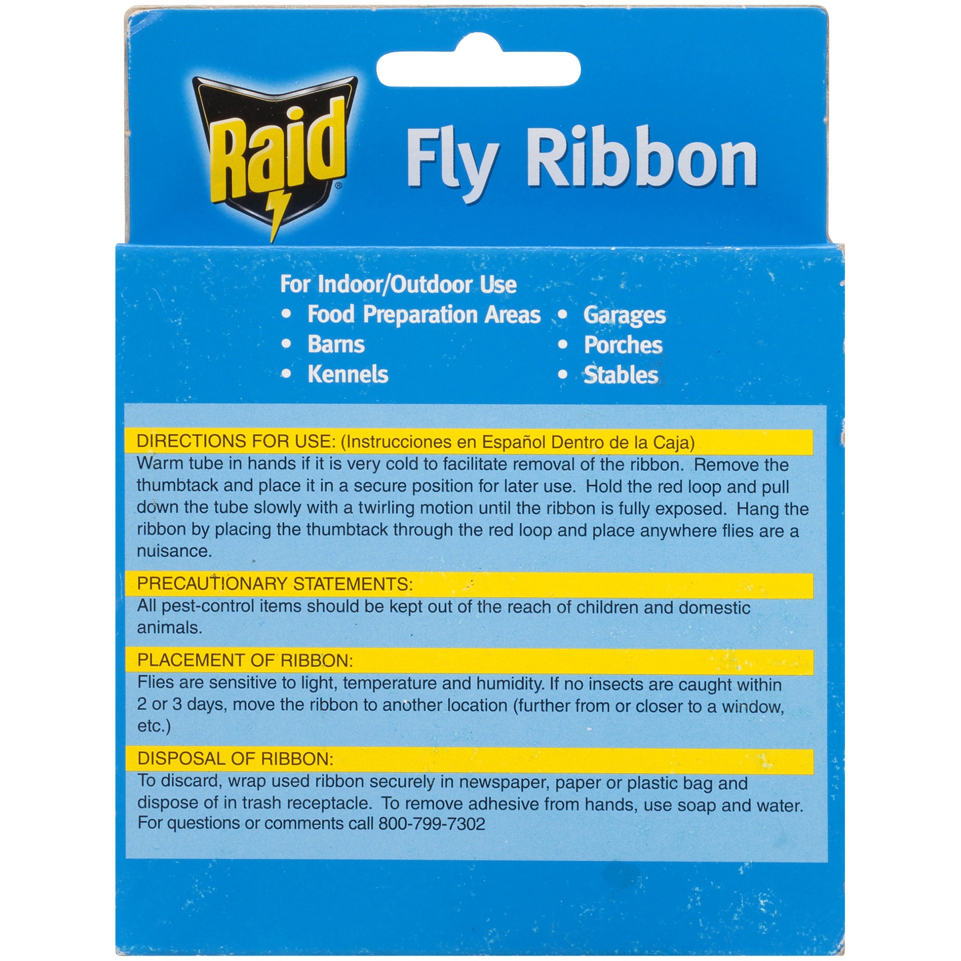 slide 3 of 6, Raid Fly Ribbon 10 ea, 10 ct