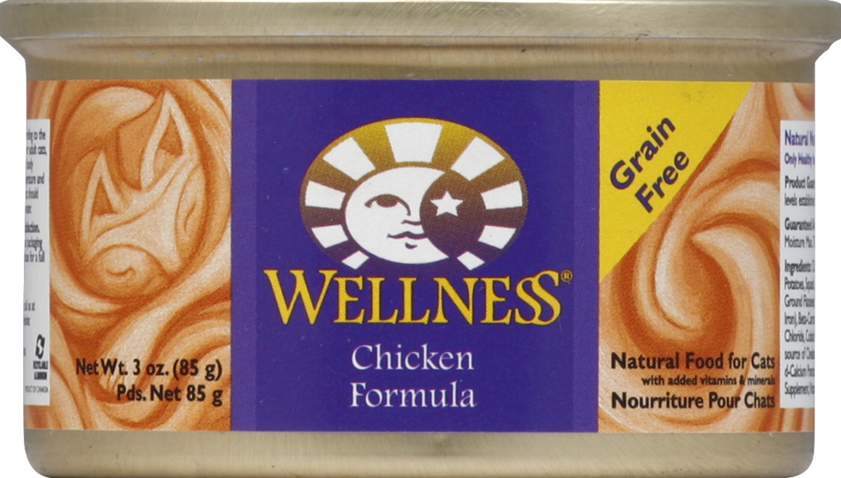 slide 1 of 5, Wellness Food for Cats 3 oz, 3 oz