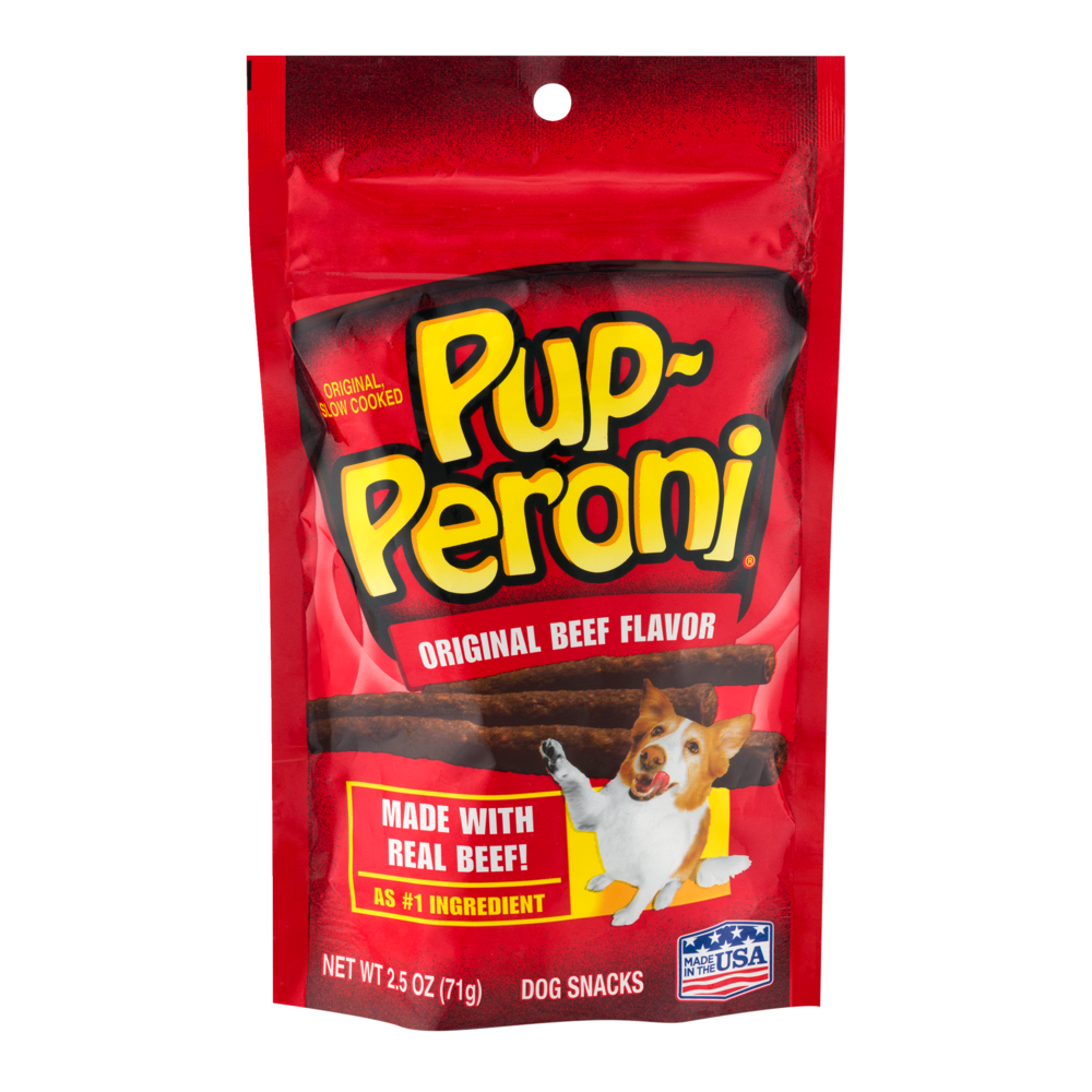 slide 1 of 1, Pup-Peroni Puperoni Beef Dog Treat, 2.5 oz