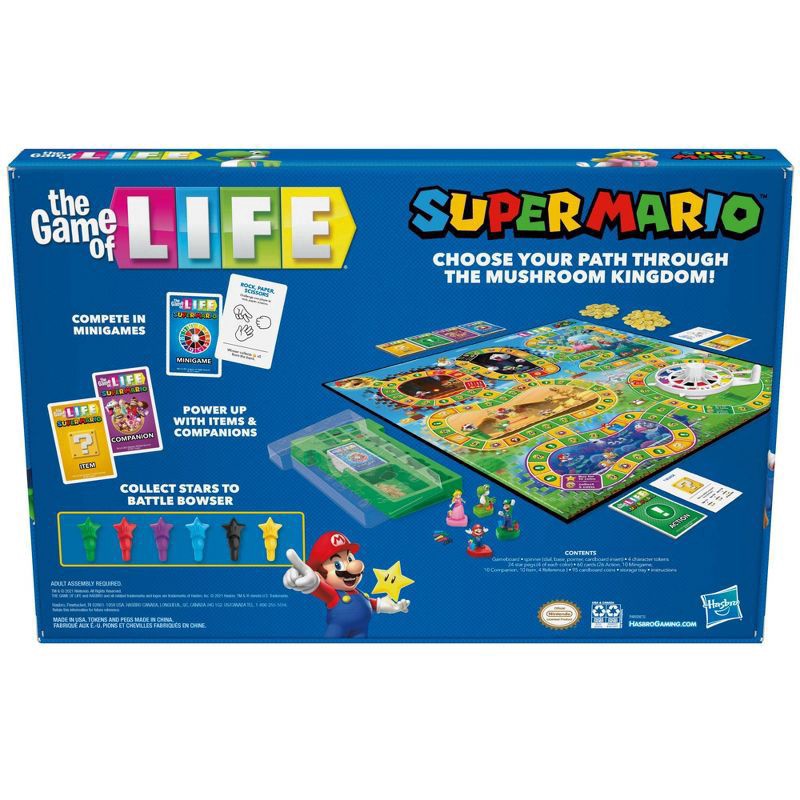 slide 12 of 15, Hasbro The Game Of Life: Super Mario Edition Board Game, 1 ct