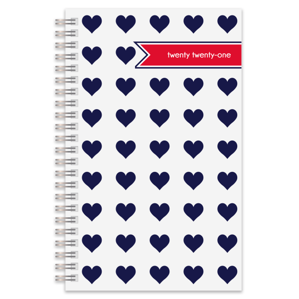 slide 1 of 3, Office Depot Brand Weekly/Monthly Planner, 5'' X 8'', Love, January To December 2021, 1 ct