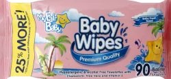 My Fair Baby Premium Baby Wipes Pink