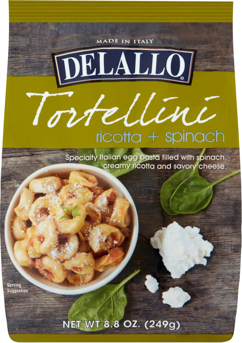 slide 1 of 1, DeLallo Tortellini W/Ricott/Spina, 8.8 oz