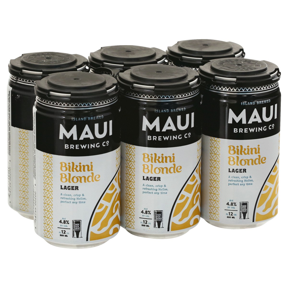 slide 2 of 9, Maui Brewing Co lager bikini blonde, 6 ct; 12 fl oz