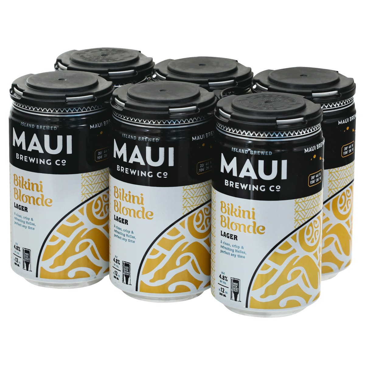 slide 3 of 9, Maui Brewing Co lager bikini blonde, 6 ct; 12 fl oz