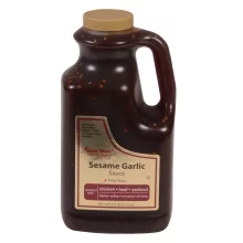 Asian Menu Sesame Garlic Sauce