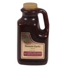 Asian Menu Sesame Garlic Sauce