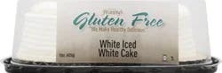 Frannys White Cake, Gluten Free, White Iced