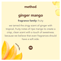 slide 2 of 13, method Laundry Detergent, Ginger Mango, 53.5 Ounces, 66 Loads, 53.5 fl oz