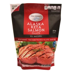 Hy-vee Fish Market Alaska Keta Salmon Fillets