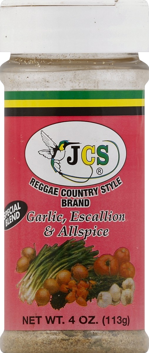 slide 1 of 1, JCS Garlic, Escallion & Allspice 4 oz, 4 oz