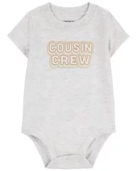 Carter's Carters Baby Cousin Crew Bodysuit Heather 24M
