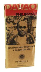 Askinosie Chocolate 62% Milk Chocolate Davao With Fleur De Sel