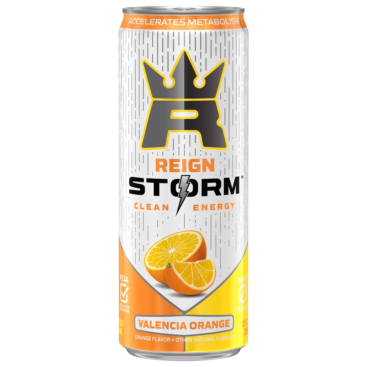 slide 1 of 41, Reign Storm Valencia Orange Energy Drink 12 fl oz, 12 fl oz