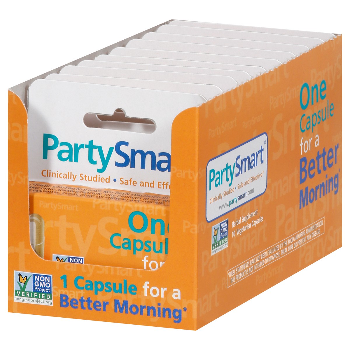 slide 9 of 9, PartySmart Better Morning 10 Vegetarian Capsules, 10 ct