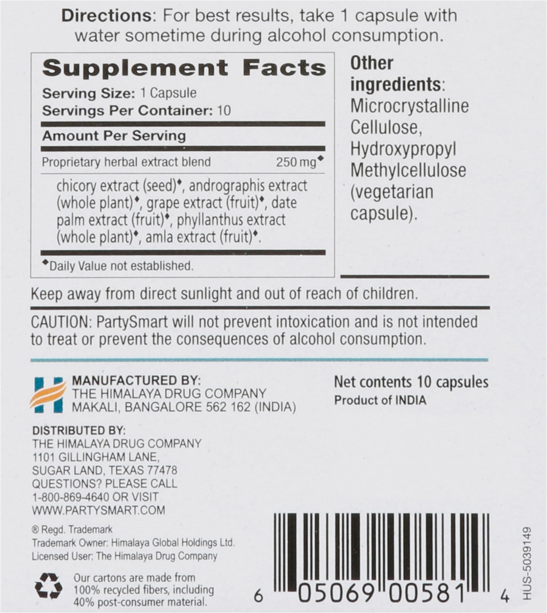 slide 3 of 9, PartySmart Better Morning 10 Vegetarian Capsules, 10 ct