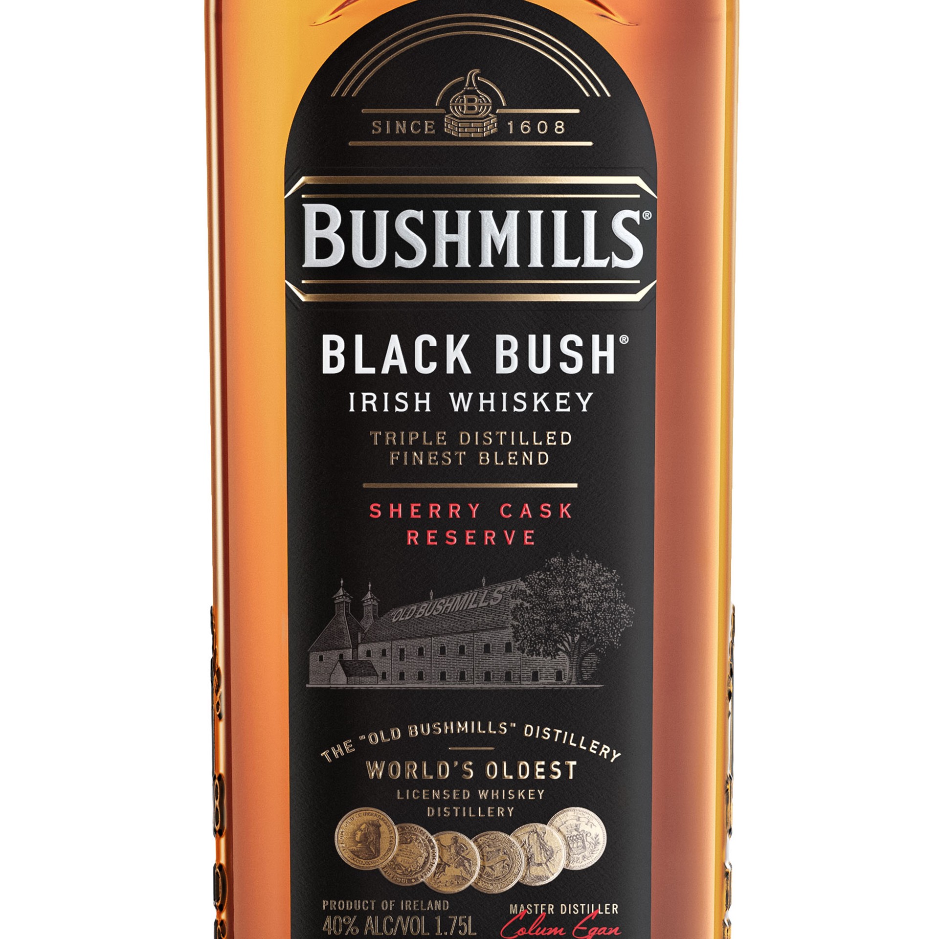 slide 5 of 7, Bushmills Black Bush Irish Whiskey 80 Proof (1.75 L), 1.75 L