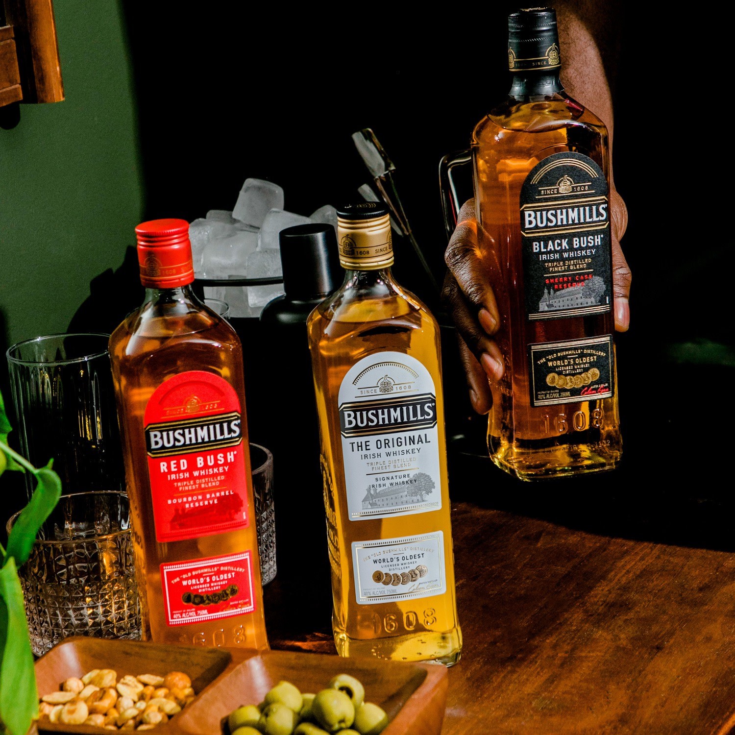 slide 2 of 7, Bushmills Black Bush Irish Whiskey 80 Proof (1.75 L), 1.75 L