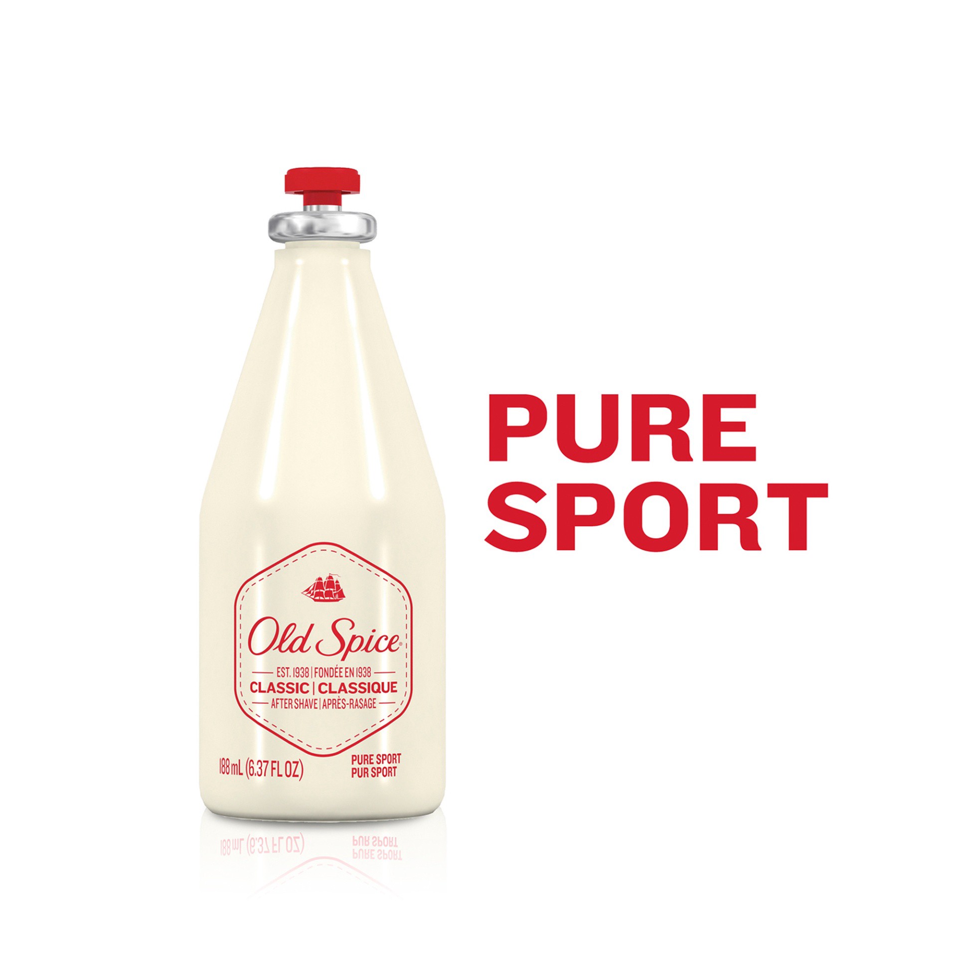 slide 2 of 5, Old Spice After Shave Pure Sport Scent, 188 ml