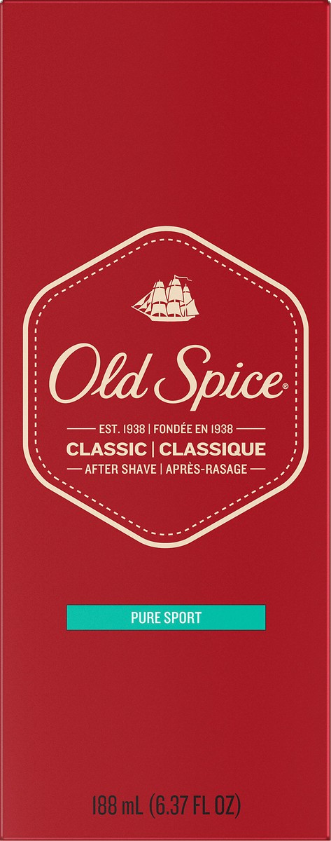 slide 1 of 5, Old Spice After Shave Pure Sport Scent, 188 ml