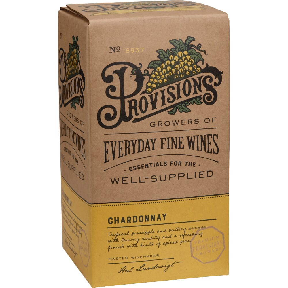 slide 4 of 6, Provisions Chardonnay, 3 liter