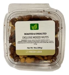 Torn & Glasser Torn Glasser Roasted Unsalted Deluxe Mixed Nutes