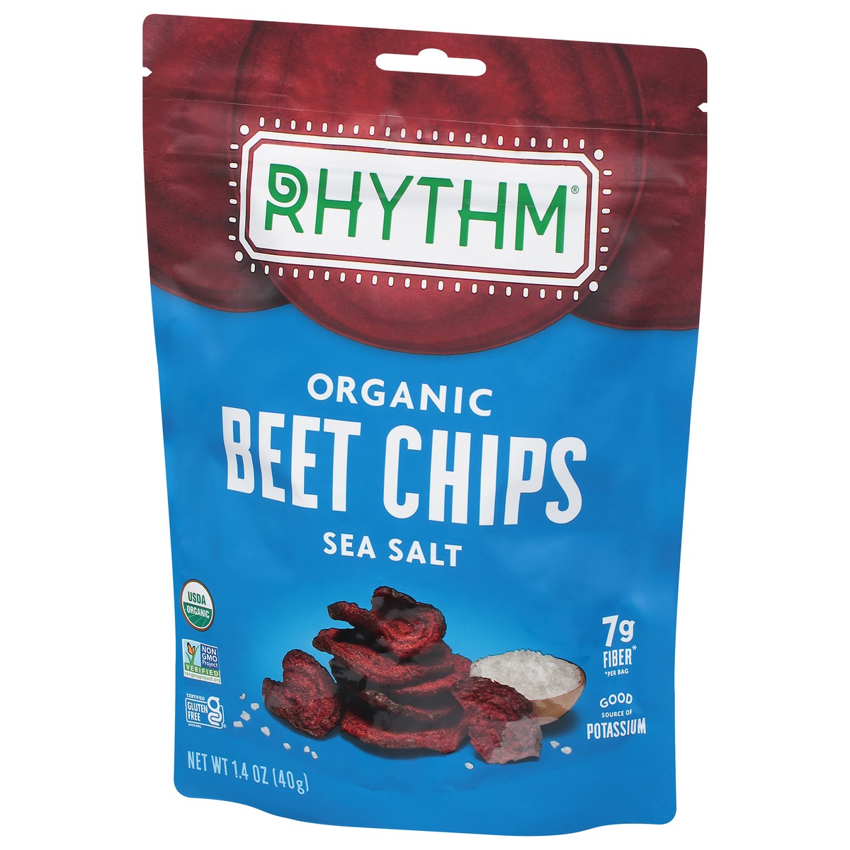 slide 6 of 9, Rhythm Organic Sea Salt Beet Chips 1.4 oz, 1.4 oz