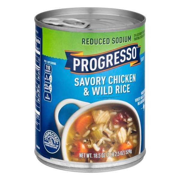 Progresso Soup, Reduced Sodium, Chicken and Wild Rice Soup 18.5 oz | Shipt