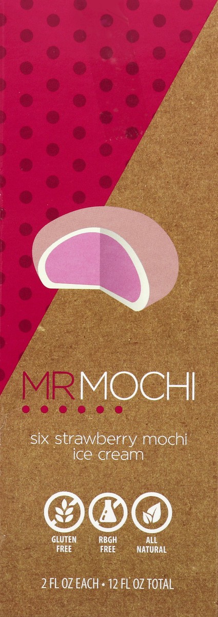 slide 4 of 5, Mr. Mochi Ice Strawberry, 16 ct; 2 fl oz