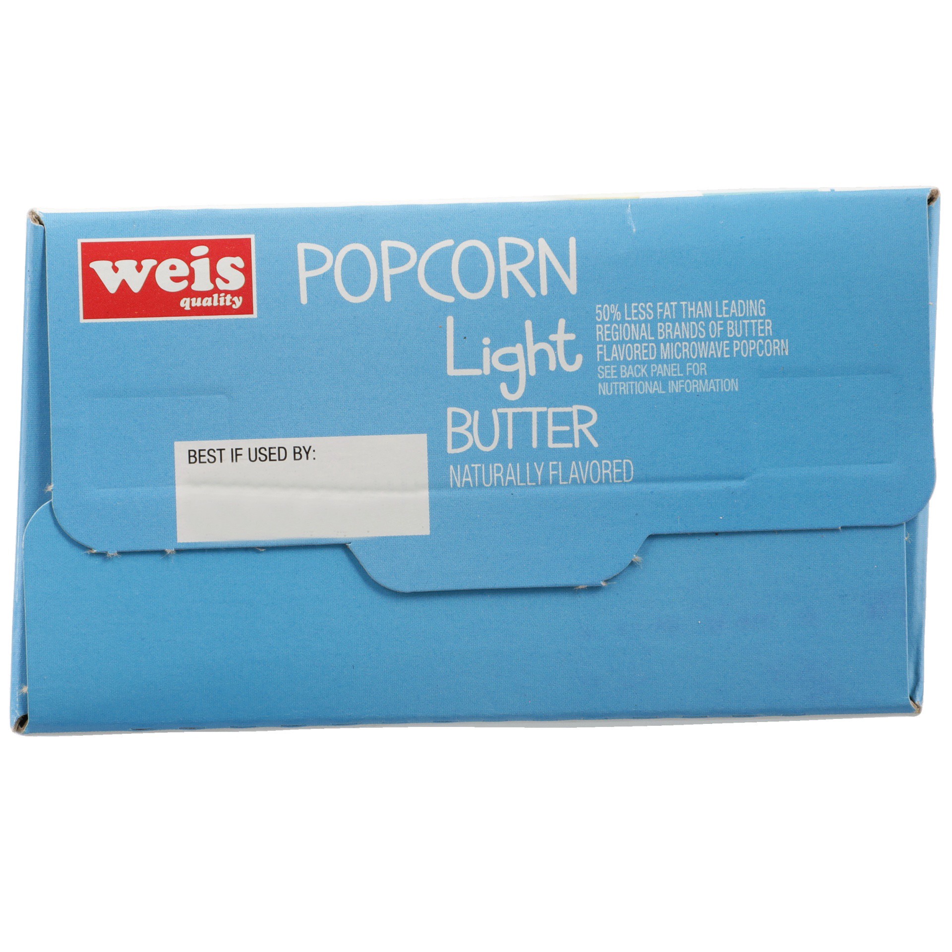 slide 6 of 6, Weis Quality Light Butter Flavor Microwave Popcorn, 8.7 oz